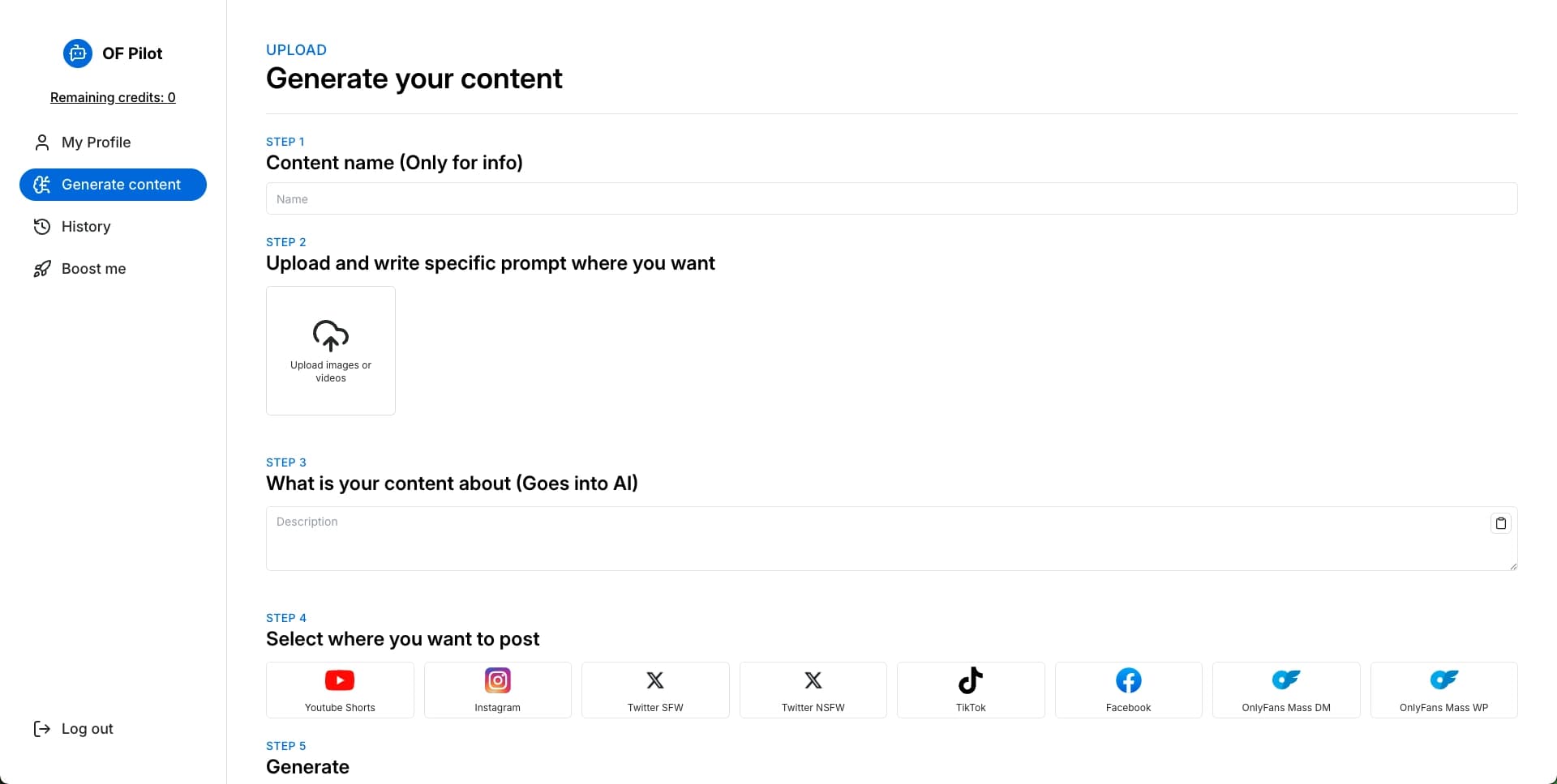 Content preparer tool